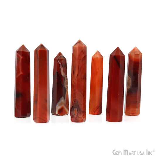 Red Jasper Gemstone Jumbo Tower Crystal Tower Obelisk Healing Meditation Gemstones 2-3 Inch