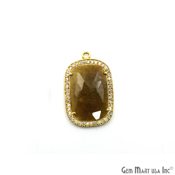 Sapphire & Pave Cubic...