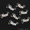 Cubic Zircon Pave 'MOM' Letter Sterling Silver Charm For Bracelet & Pendants - GemMartUSA