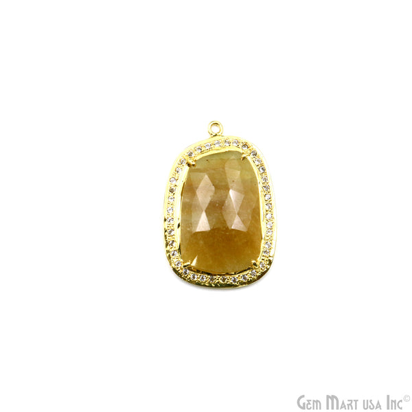 Sapphire & Pave Cubic...