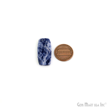 Sodalite Cylindrical Shape 30x13mm Loose Gemstone For Earring Pair