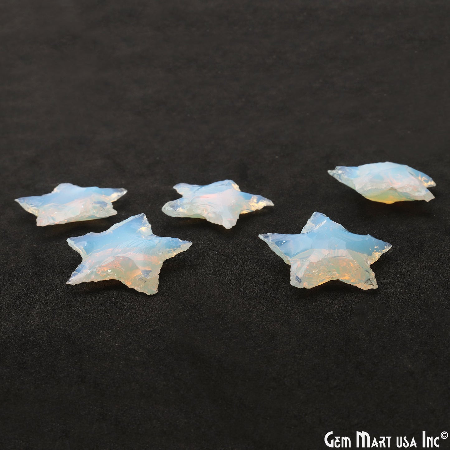 Opalite Star 32x28mm Gemstone Pendant