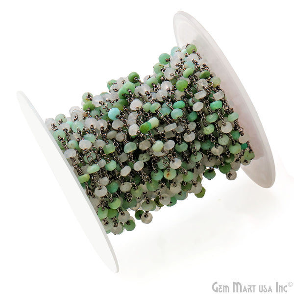 Chrysoprase With Rainbow Faceted...