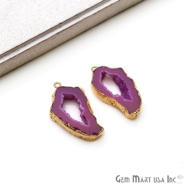 Agate Slice 16x31mm Organic...
