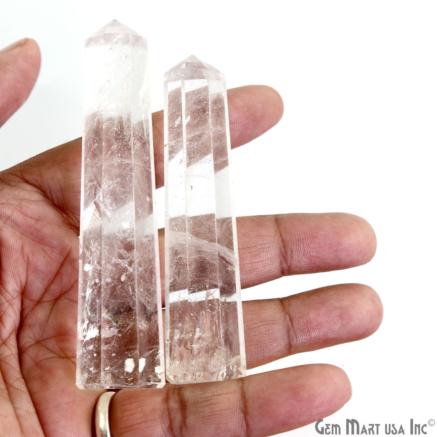 Crystal Gemstone Jumbo Tower Crystal Tower Obelisk Healing Meditation Gemstones 4-5 Inch