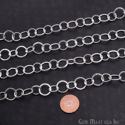 Link Finding Silver Plated Station Rosary Chain - GemMartUSA