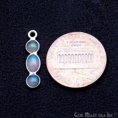 DIY Opal October Birthstone 19x4mm Chandelier Finding Component (Pick Plating) (13092) - GemMartUSA