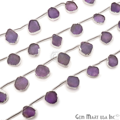 Amethyst Free Form 15x18mm Crafting Beads Gemstone Strands 9INCH - GemMartUSA