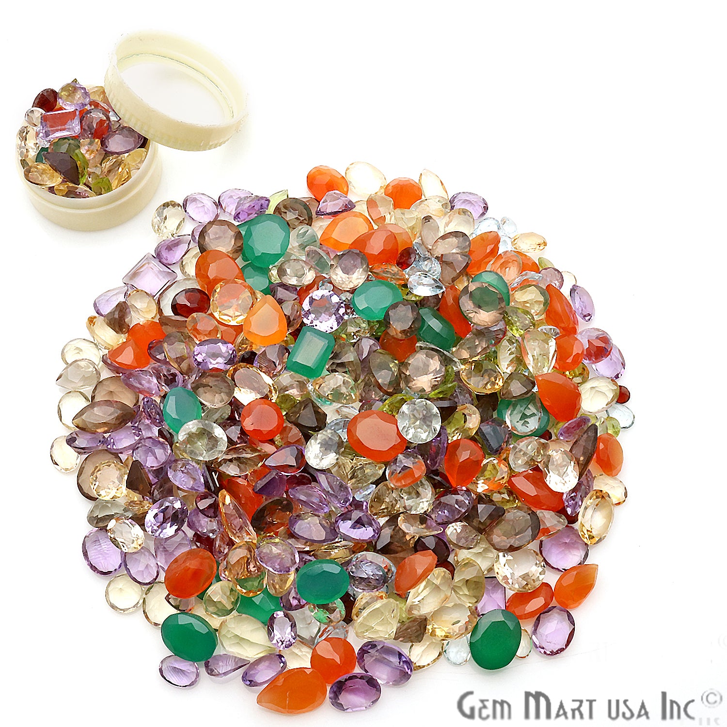 Mix Wholesale Gemstones, 100% Natural Semi-Precious Gems, Multi