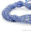 Tanzanite Rondelle Beads, 13 Inch Gemstone Strands, Drilled Strung Nugget Beads, Faceted Round, 6-7mm
