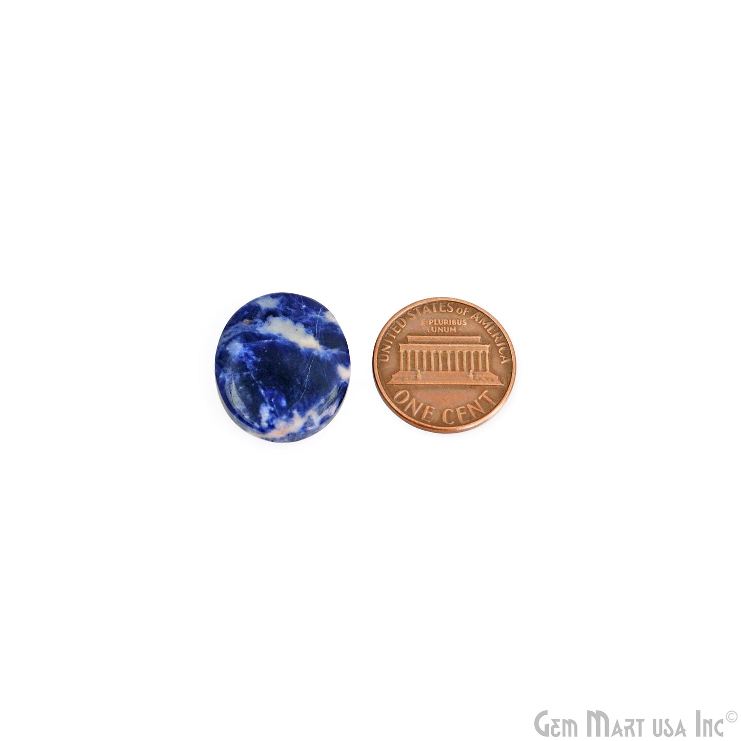 Sodalite Round Shape 20x18mm Loose Gemstone For Earring Pair