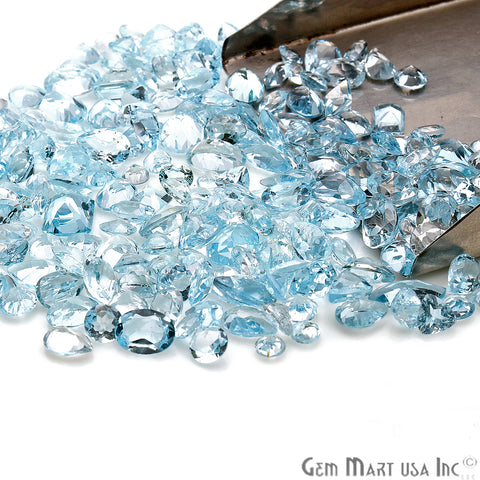 Blue Topaz Mix Shape Wholesale Loose Gemstones (Pick Your Carat) - GemMartUSA