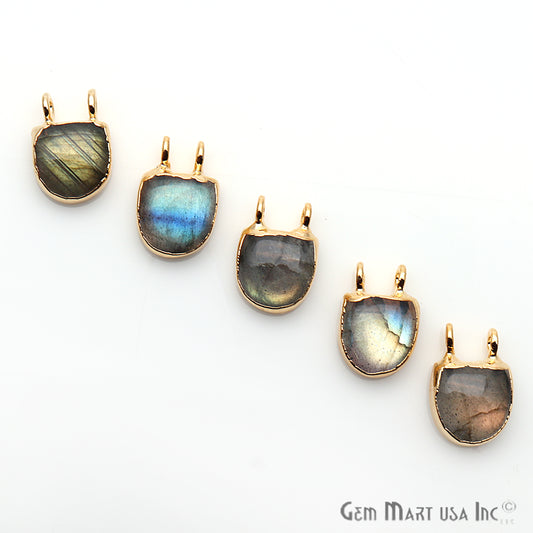 gemstone connector beads, gemstone connector pendant