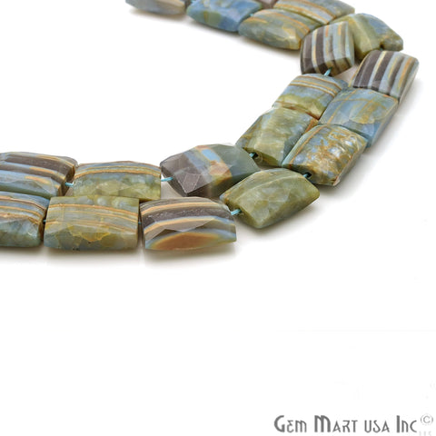 Boulder Opal RectAngel 17x12mm Crafting Beads Gemstone Strands 8INCH - GemMartUSA