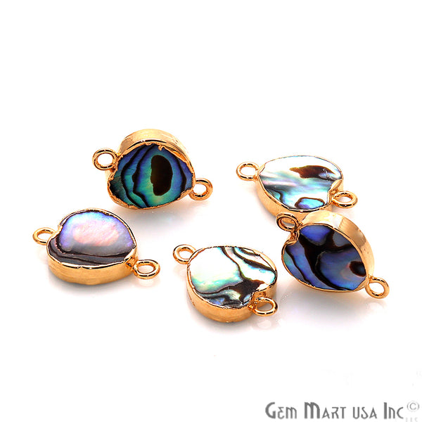 Abalone Shell Heart Gold...