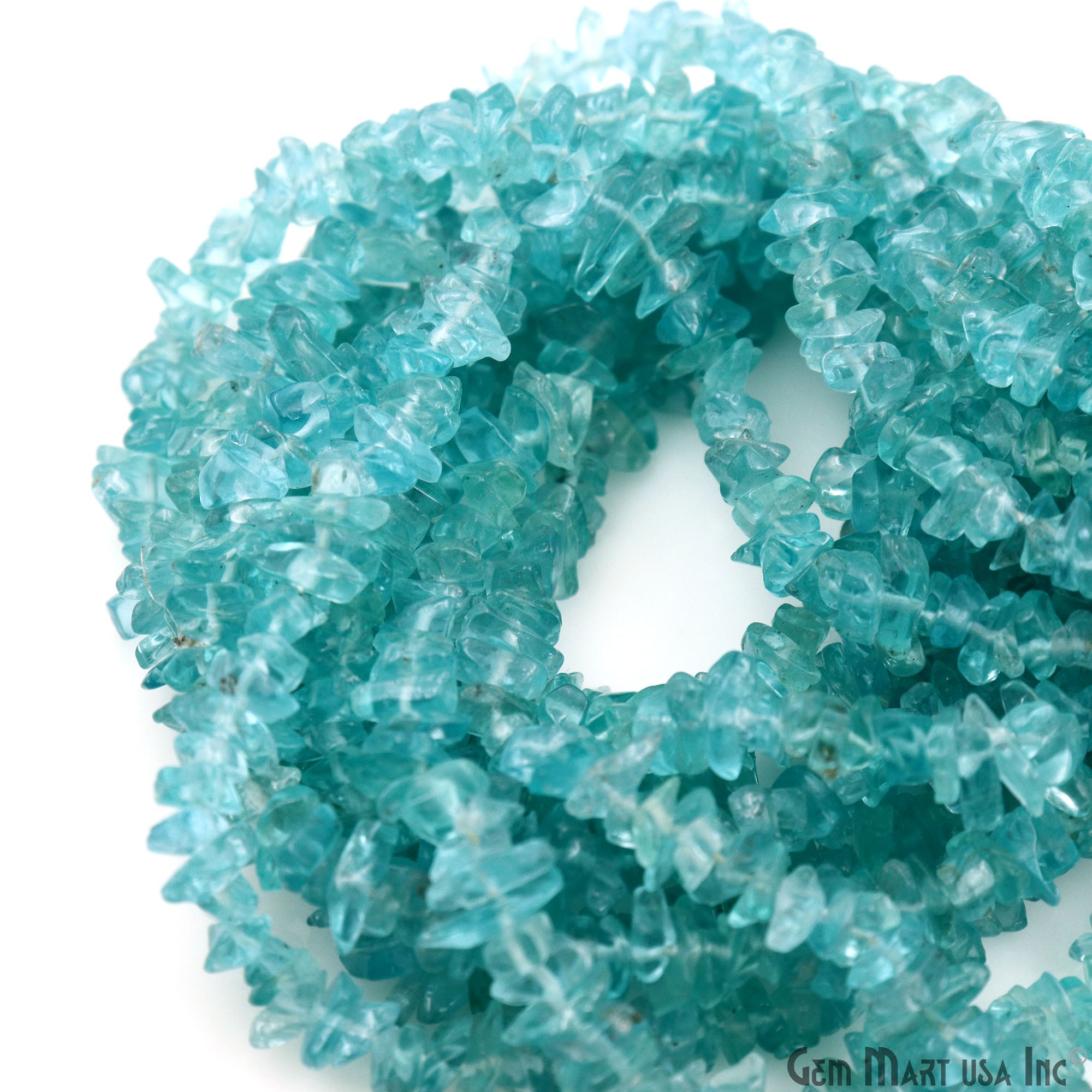 Natural Apatite Chip Beads 34 Inch Full Strand (762206584879)