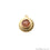 DIY Jewelry Gemstone 18x15mm Round Gold Plated Finding Connector