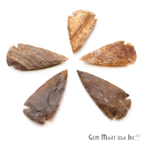 Arrowhead Cut Gemstones, 28x62mm...