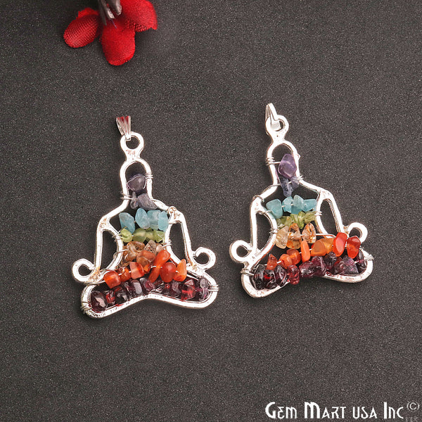 Multi Color Yogasan 41x32mm...