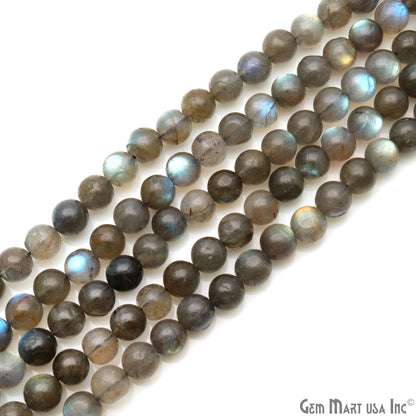 Labradorite Rondelle Beads, 13 Inch Gemstone Strands, Drilled Strung Nugget Beads, Faceted Round, 9-10mm