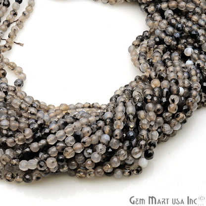 Rutile Jade 3-4mm Faceted Rondelle Beads Strands 14Inch - GemMartUSA