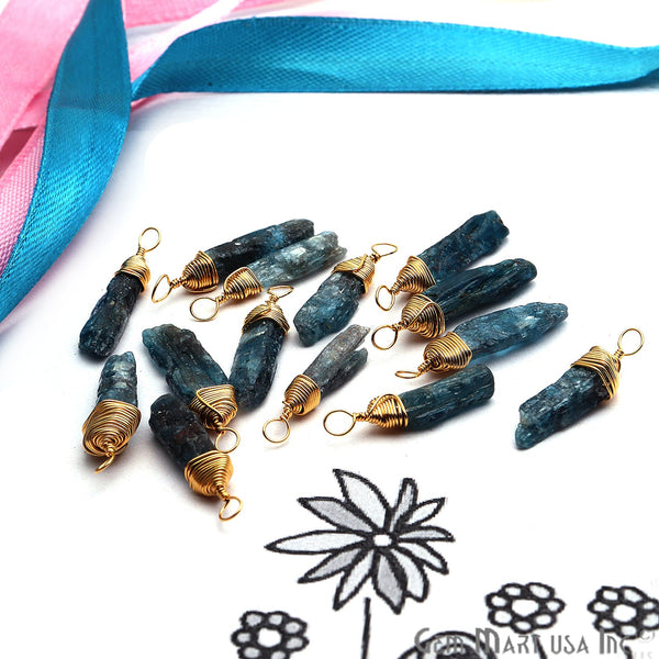 Blue Kyanite Gold Wire...
