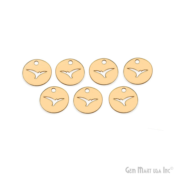 Bird Charm On Round...