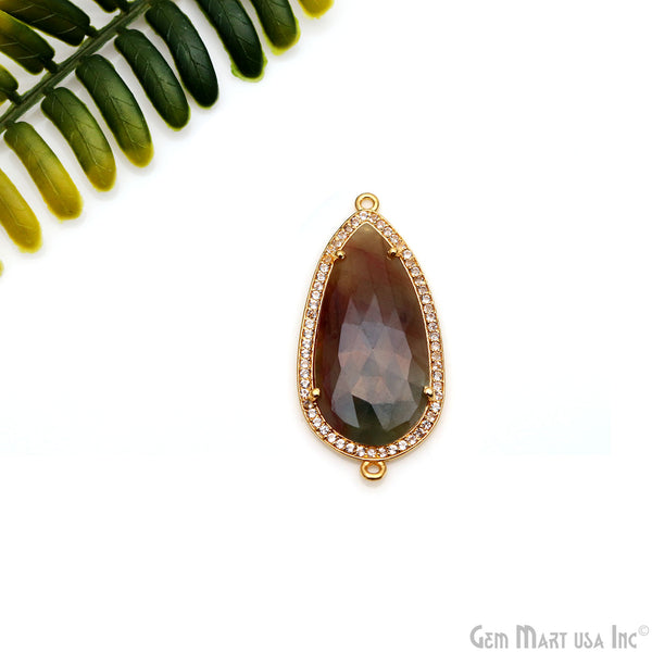 Sapphire & Pave Cubic...