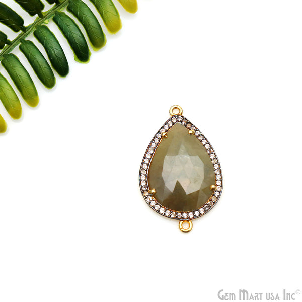 Sapphire & Pave Cubic...