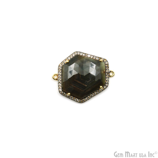 Sapphire & Pave Cubic...