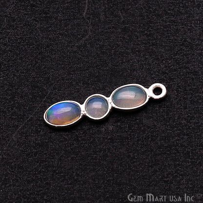 DIY Opal October Birthstone 20x4mm Chandelier Finding Component (Pick Plating) (13093) - GemMartUSA