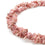 Rhodochrosite Chip Beads, 34 Inch, Natural Chip Strands, Drilled Strung Nugget Beads, 3-7mm, Polished, GemMartUSA (CHRS-70001)