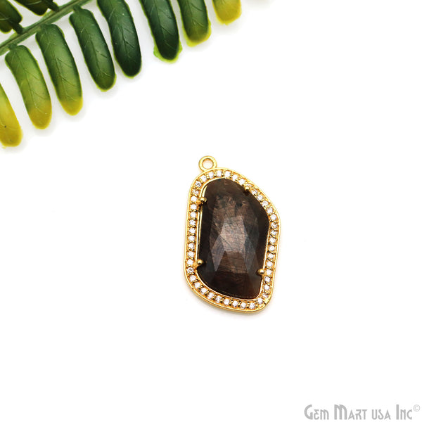Sapphire & Pave Cubic...