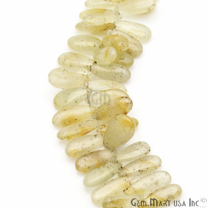 Calcite Pears 28x10mm Crafting Beads Gemstone Briolette Strands 8 Inch - GemMartUSA