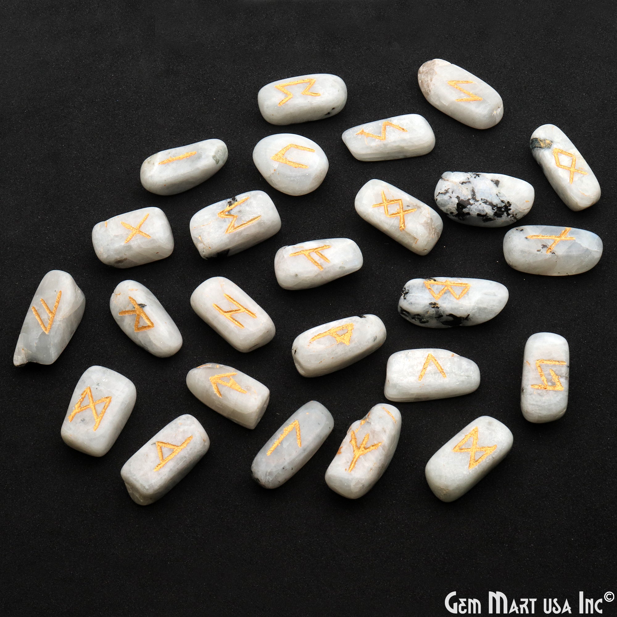 Rune Stones, Medium Size Spiritual Stones, Futhark Reiki, Rune Stone S ...