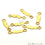 New Jersey' Shape Gold Vermeil Charm for Bracelet Pendants & Necklace - GemMartUSA