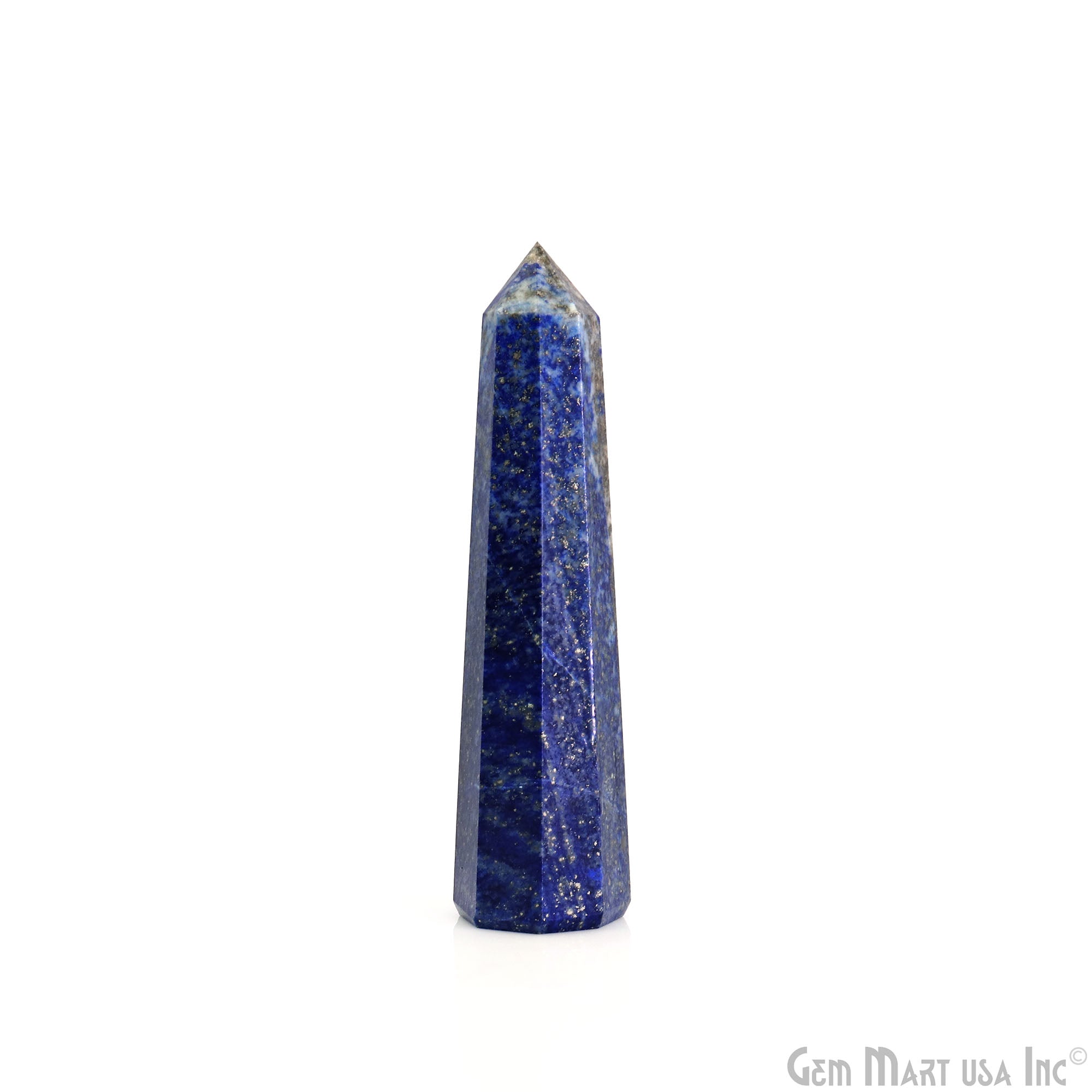 Lapis Gemstone Jumbo Tower Crystal Tower Obelisk Healing Meditation Gemstones 4-5 Inch