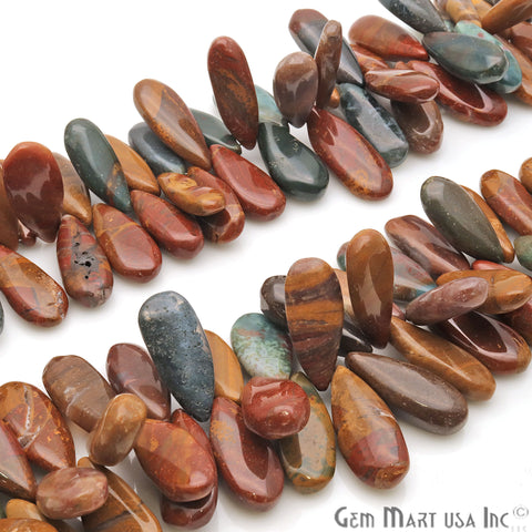 Mookaite Pears 25x11mm Crafting Beads Gemstone Strands 8INCH - GemMartUSA