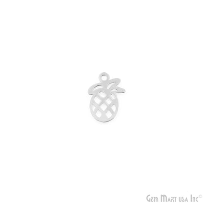 Pineapple Shape Metal 20x14.5mm Filigree Finding Charm Connector