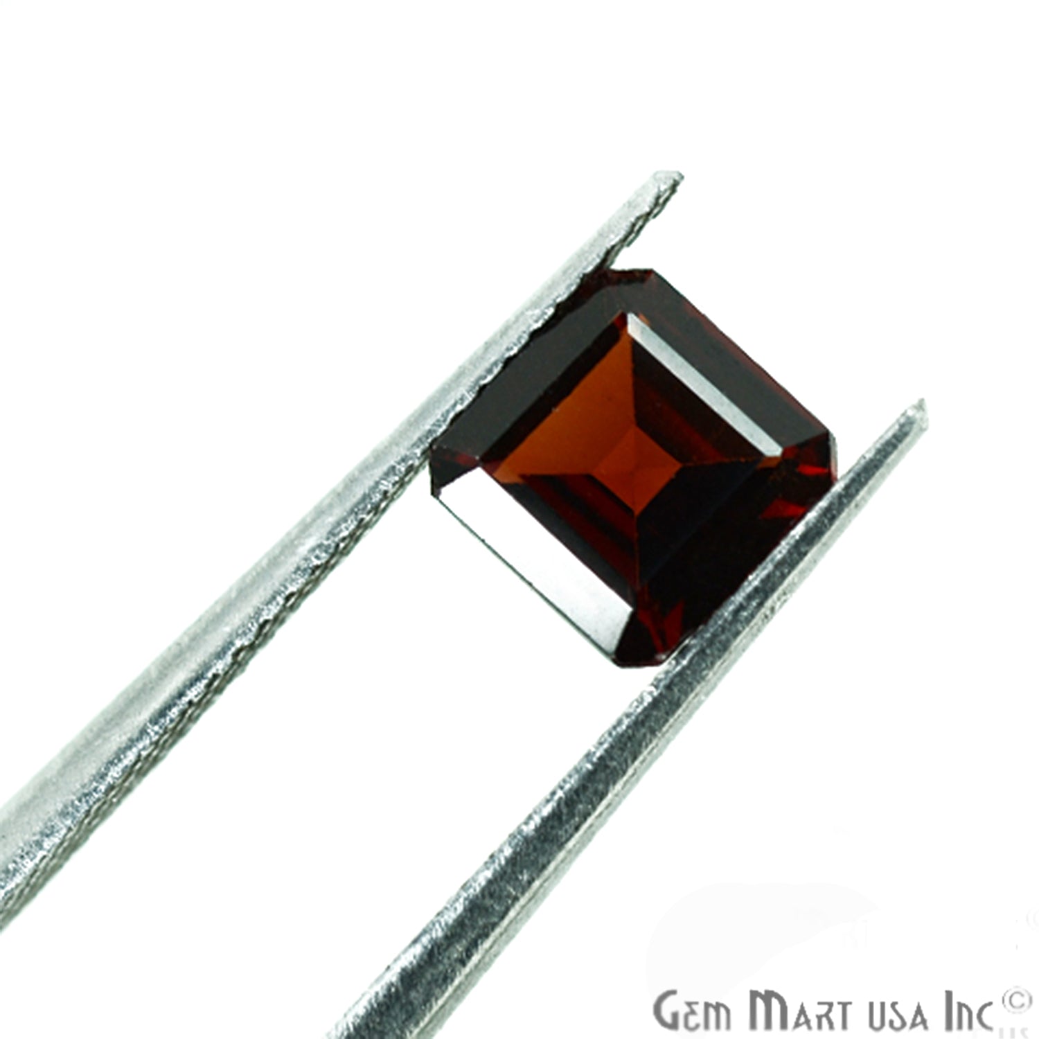 2 Pcs Of Natural Red Garnet Cushion 6mm AA+ Quality, Amazing Luster, Red Garnet (GT-80010) - GemMartUSA