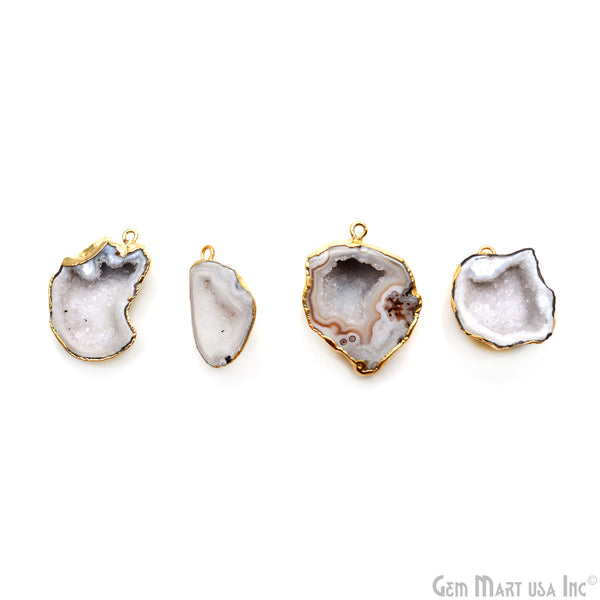 Geode Druzy Gold Electroplated...