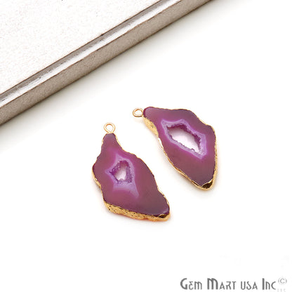 diy-earrings, agate earring, agate jewelry, geode