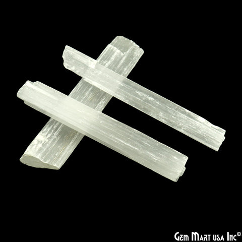 Selenite Rough Stick, Selenite Wand, Selenite, Palm Size Selenite, 6inch, Healing Crystal