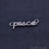 Cubic Zircon Pave 'Peace' Silver Charm For Bracelet & Pendants - GemMartUSA