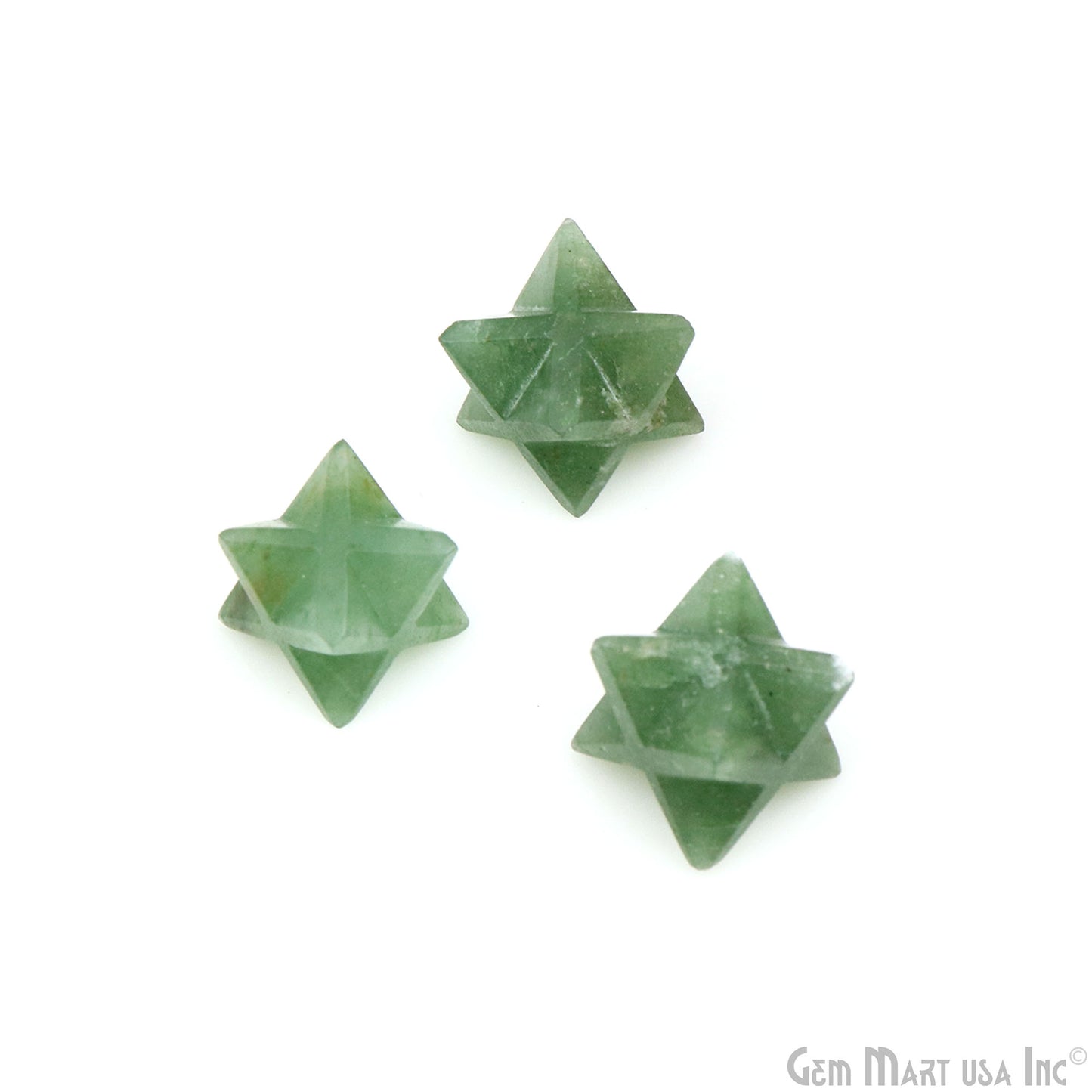 Merkaba Star 17mm Octahedron Metaphysical Crystal Reiki Healing Gemstone