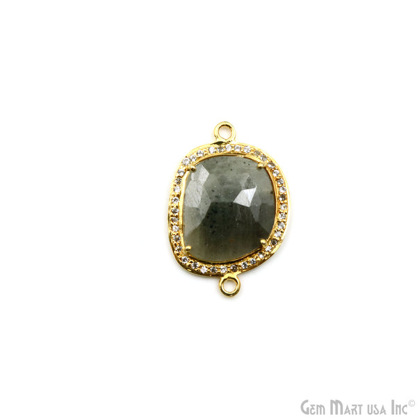 Sapphire & Pave Cubic...