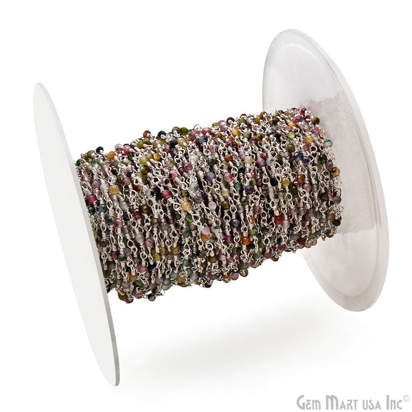 Multi Tourmaline 1-1.5mm Round...