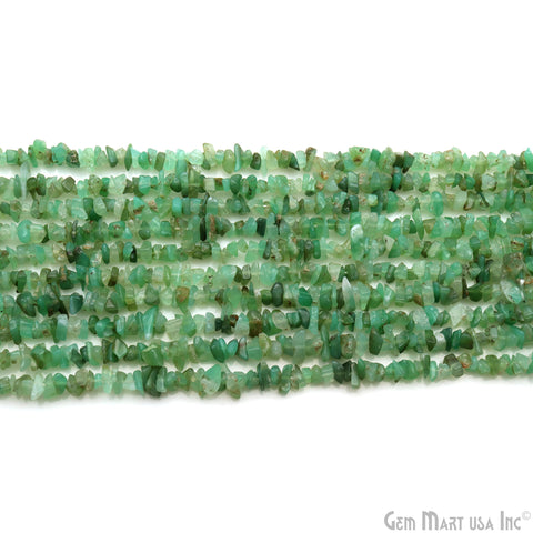 Single Strand 34 inches Chrysoprase Gemstones Chip Beads (754668961839)