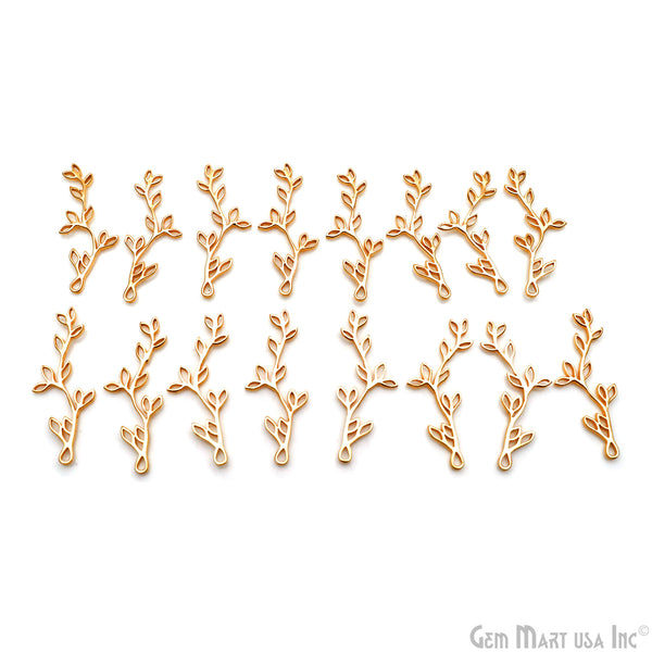 DIY Leaf Findings 40x11mm...