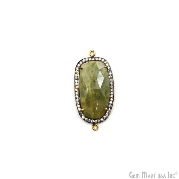 Sapphire & Pave Cubic...